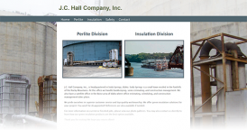 Web Design for JC Hall Company