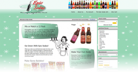 Web Design for Epic Sodas