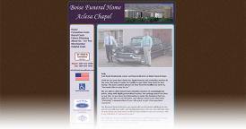 Web Design for Aclesa Chapel - Boise Funeral Home